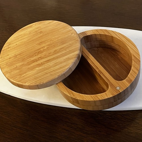 Bamboo round lidded - lidded, storage